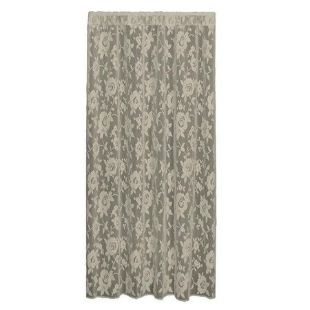 HERITAGE LACE Heritage Lace 6360WT-6096 Ashby Rose 60 x 96 in. Panel - Wheat 6360WT-6096